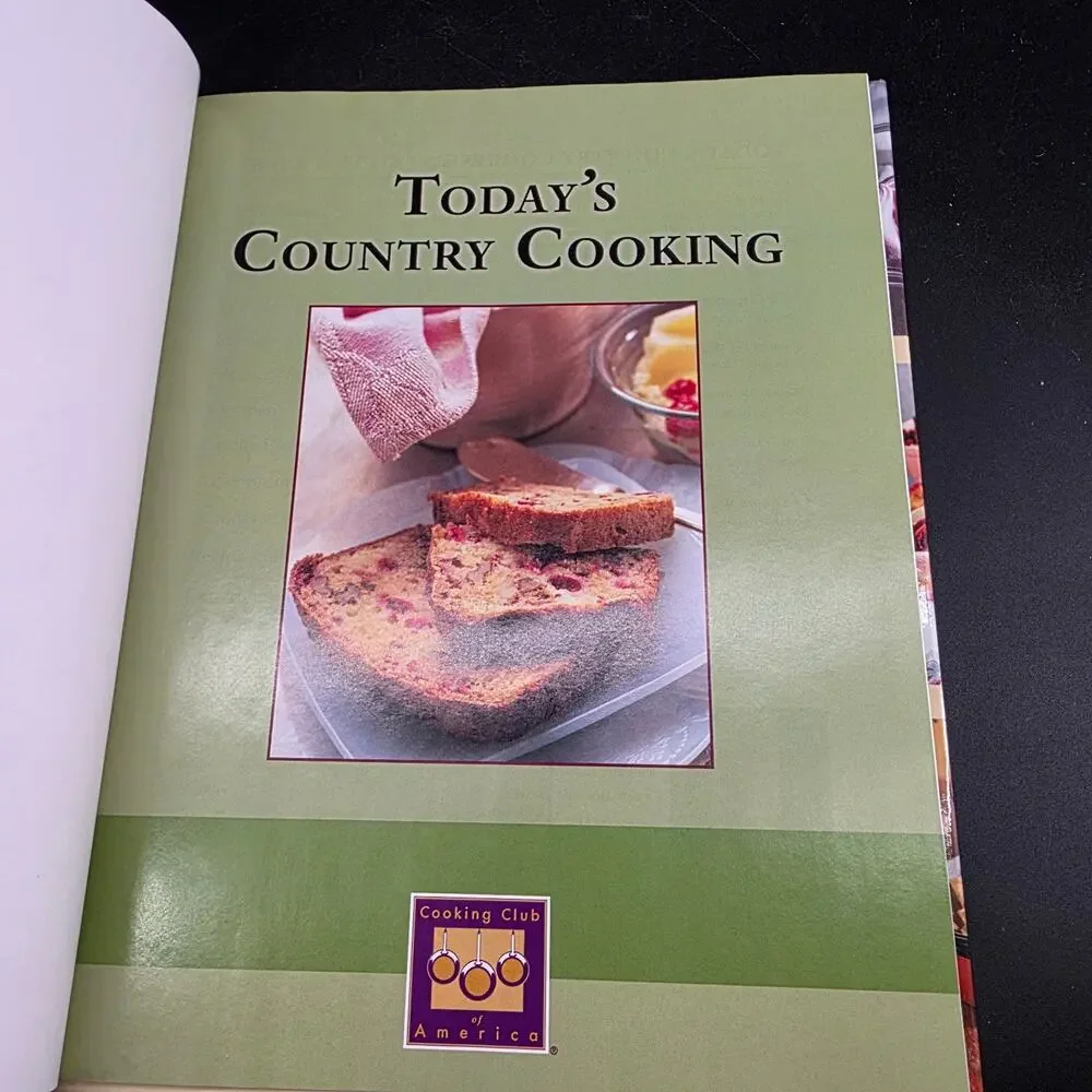 Today's Country Cooking Cookbook Recipes Cooking Club of America 2012 Photos